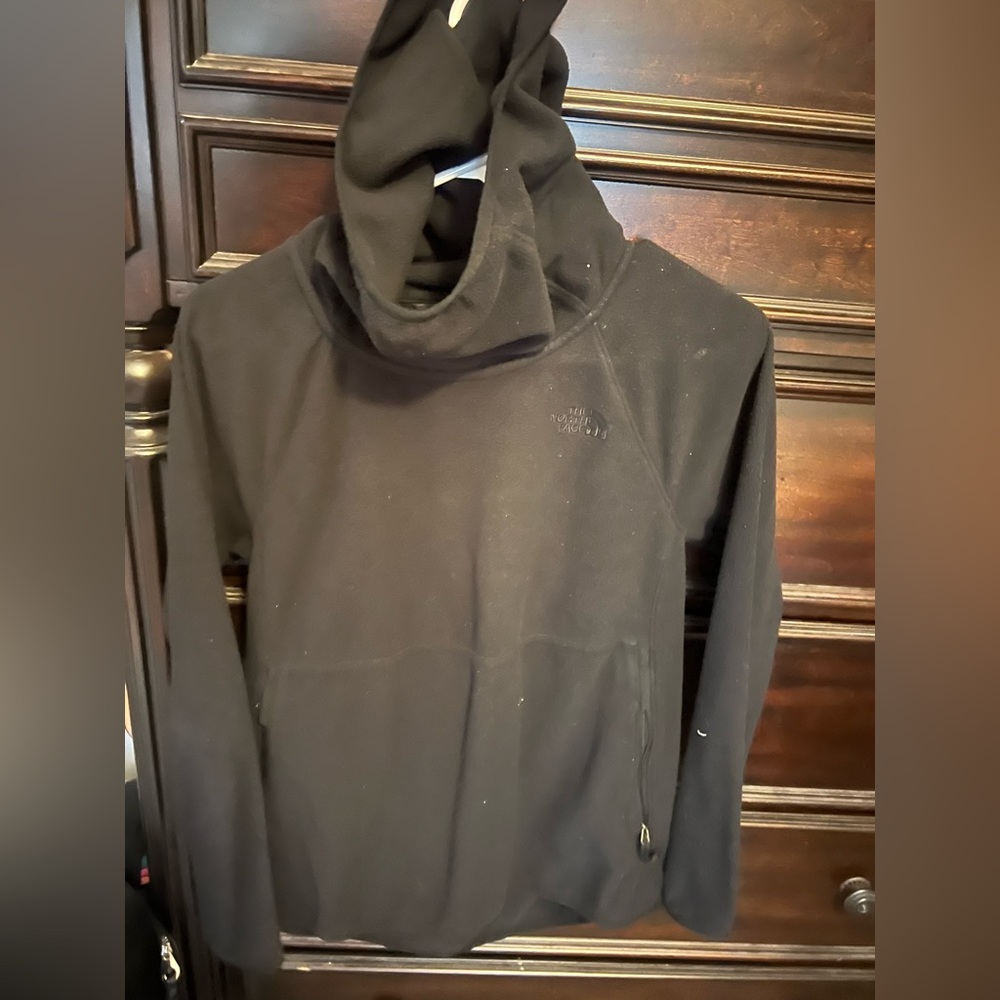 North face fleece hoodie